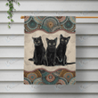  CAT - Flag 003 [10-D] | House Garden Flag, Dog Lover, New House Gifts, Home Decoration