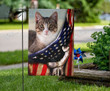  CAT - Flag usa flag 2 [10-T] | House Garden Flag, Dog Lover, New House Gifts, Home Decoration
