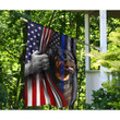  Rottweiler - Flag Thin Blue Line | House Garden Flag, Dog Lover, New House Gifts, Home Decoration