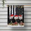  PANDA - Flag Christmas [10-D] | House Garden Flag, Dog Lover, New House Gifts, Home Decoration