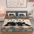 PANDA Bedding Set Mandala Love [10-D] | Duvet cover, 2 Pillow Shams, Comfortable, Panda lover, Animal, Gift