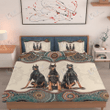 DOBERMAN Bedding Set [10-N] | Duvet cover, 2 Pillow Shams, Comforter, Bed Sheet
