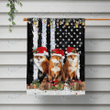  FOX - Flag Christmas [10-D] | House Garden Flag, Dog Lover, New House Gifts, Home Decoration