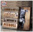PITBULL - CANVAS Home | Framed, Best Gift, Pet Lover, Housewarming, Wall Art Print, Home Decor