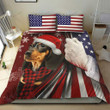 DACHSHUND - Flag Bedding Set [11-P] | Duvet cover, 2 Pillow Shams, Comforter, Bed Sheet