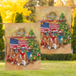  BOXER - Flag SANTA PAWS [11-B] | House Garden Flag, Dog Lover, New House Gifts, Home Decoration
