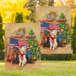  LABRADOR - Flag SANTA PAWS [11-B] | House Garden Flag, Dog Lover, New House Gifts, Home Decoration
