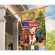  LABRADOR - Flag SANTA PAWS [11-B] | House Garden Flag, Dog Lover, New House Gifts, Home Decoration