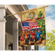  ROTTWEILER - Flag SANTA PAWS [11-B] | House Garden Flag, Dog Lover, New House Gifts, Home Decoration