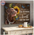 LABRADOR - CANVAS New Beginning [11-P] | Framed, Best Gift, Pet Lover, Housewarming, Wall Art Print, Home Decor