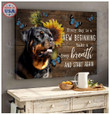 ROTTWEILER - CANVAS New Beginning [11-P] | Framed, Best Gift, Pet Lover, Housewarming, Wall Art Print, Home Decor