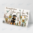 ROTTWEILER - CANVAS You Can Be Anything Be Kind [11-D] | Framed, Best Gift, Pet Lover, Housewarming, Wall Art Print, Home Decor