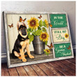 GERMAN SHEPHERD - CANVAS In the World [11-P] | Framed, Best Gift, Pet Lover, Housewarming, Wall Art Print, Home Decor