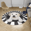 LABRADOR - Abstract Round Carpet [12-N]