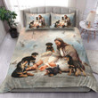 ROTTWEILER Peaceful Life Surround God Bedding Set | Duvet covers & 2 Pillow Shams, Comforter, Bed Sheet