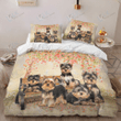 Yorkshire Beautiful Flower Butterfly Bedding set | Duvet covers & 2 Pillow Shams, Comforter, Bed Sheet [ID3-N]