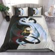 Dragon Yin Yang Cool Bedding Set, Duvet covers & 2 Pillow Shams, Comforter, Bed Sheet, Gift for Dragon Lover, Dragon Bed Spread