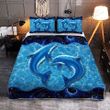 Dolphin Quilt Bedding Set, Quilt, 2 Pillow covers, Comforter, Bed Sheet Set, Dolphin lover Gift