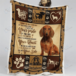 I'll always be by your side  Dachshund Blanket Quilt | Gifts Dachshund Lovers, Sherpa Fleece Blanket Throw, Home & Living, Vintage Blanket