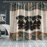 Mandala Dachshunds Bedding Set | Dachshund Gift, Bedspread, Comforter, Dachshund Duvet cover 2 Pillow shams