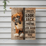 BOXER - CANVAS LOOK BACK [10-B] | Framed, Best Gift, Pet Lover, Housewarming, Wall Art Print, Home Decor