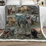 DINOSAUR Blanket [11-N] | | Gifts Dog Cat Lovers, Sherpa Fleece Blanket Throw, Home & Living