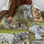 TIGER Blanket [11-P] | | Gifts Dog Cat Lovers, Sherpa Fleece Blanket Throw, Home & Living