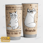 Personalized Tumbler - Touch My Coffee