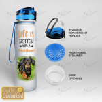 Tracker Bottle Personalized - Life Is Better With A Dog