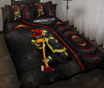 FIREFIGHTER Quilt Bedding Set Carbon Pattern 04 [ID3-D] | Quilt, 2 Pillow covers, Comforter, Bed Sheet Set