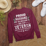 Proud Husband Of An Awesome And Sexy Veteran