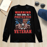 Warning This Girl Is Protected By  A Veteran