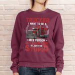 Trucker I Want To Be A Nice Person But Everyone Is Just So Stupid