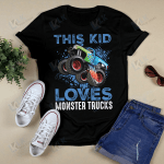 This Kid Loves Monster Trucks