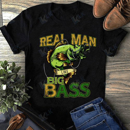 FISHING - SHIRT 3 REAL MAN BIG BASS