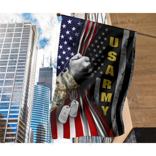  Flag Back The US Army [ID3-P] | House Garden Flag, Dog Lover, New House Gifts, Home Decoration