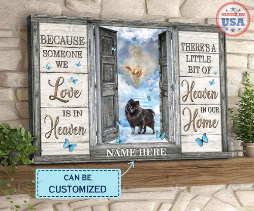 POMERANIAN Someone We Love Is In Heaven [ID3-T] | Framed, Best Gift, Pet Lover, Housewarming, Wall Art Print, Home Decor