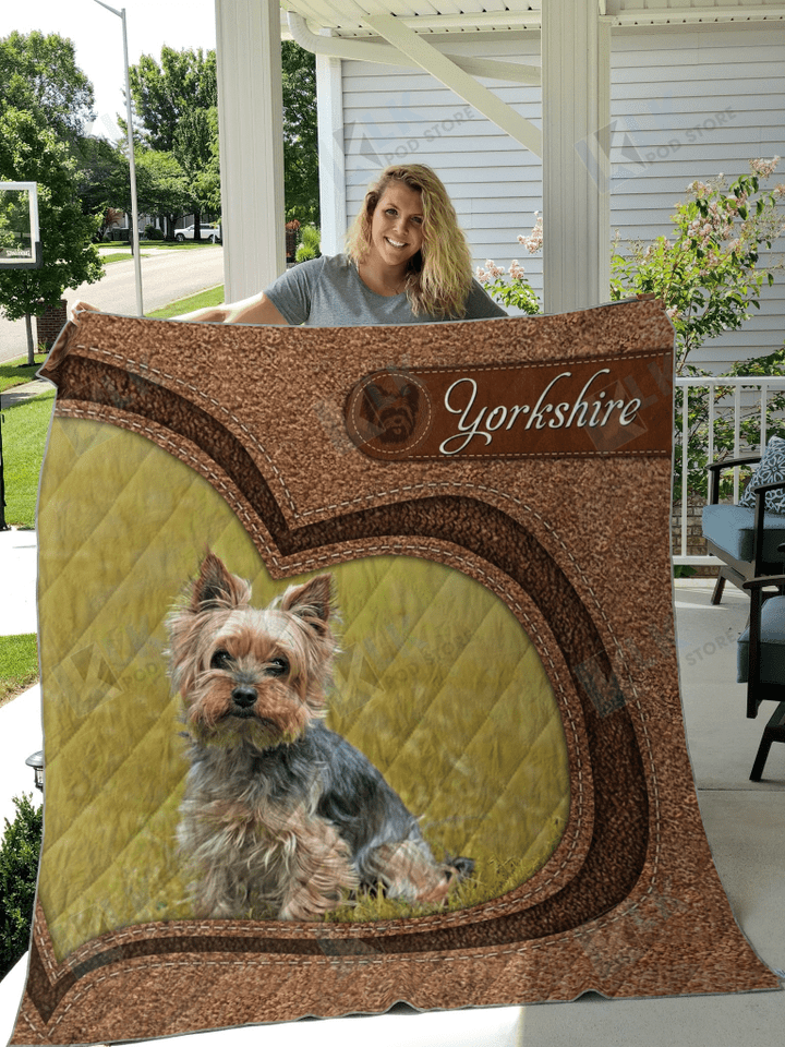 YORKSHIRE TERRIER - QUILT Leather [10-B]