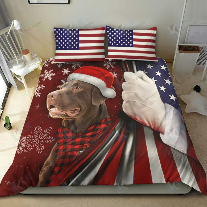 LABRADOR - Flag Bedding Set [11-P] | Duvet cover, 2 Pillow Shams, Comforter, Bed Sheet