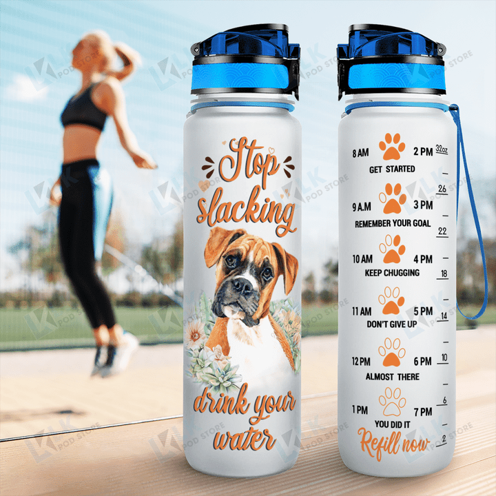 BOXER - TRACKER BOTTLE Stop Slacking Drink Your Water [12-B]