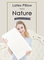 Pure Natural Latex Pillow Remedial Neck Protect Vertebrae Health Care Orthopedic Pillow Slow Rebound