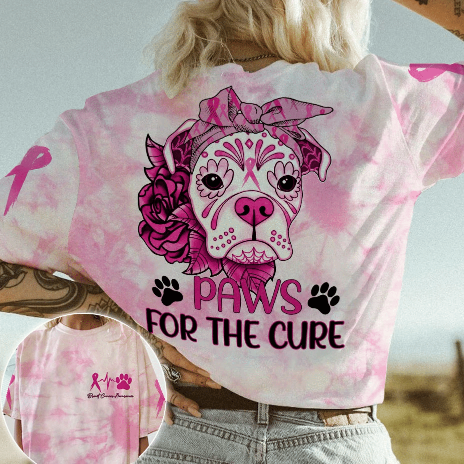 Paws For The Cure Breast Cancer All Over Print - Lahn1908211ki