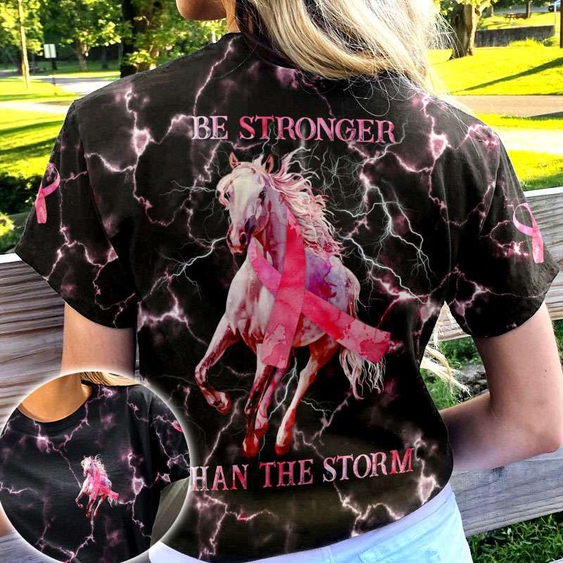 Horse Be Stronger Breast Cancer All Over Print - Tltt3006212