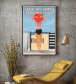 summer girl lose my mind find my soul beach tropical life poster canvas