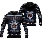 merry christmas Auburn Tigers to all and to all a go Tigers  ugly christmas 3d printed sweater t shirt hoodie