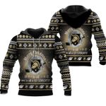 merry christmas Army Black Knights to all and to all a go Knights  ugly christmas 3d printed sweater t shirt hoodie