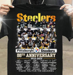 Pittsburgh steelers 88th anniversary signed for fan thank you for the memories t shirt hoodie sweater