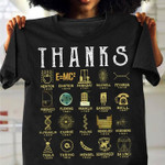 Thanks for your contributions scientist mathematics work t shirt hoodie sweater