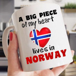 A Big Piece Of My Heart Live In Norway Coffee Mug
