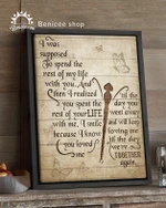 In memory of angel I was supposed to spend the rest of my life with you dragonfly gift poster